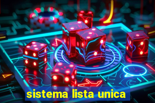 sistema lista unica